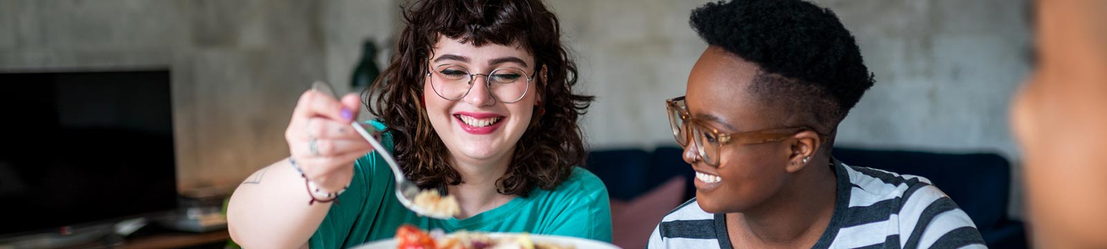 ladies at a dinner